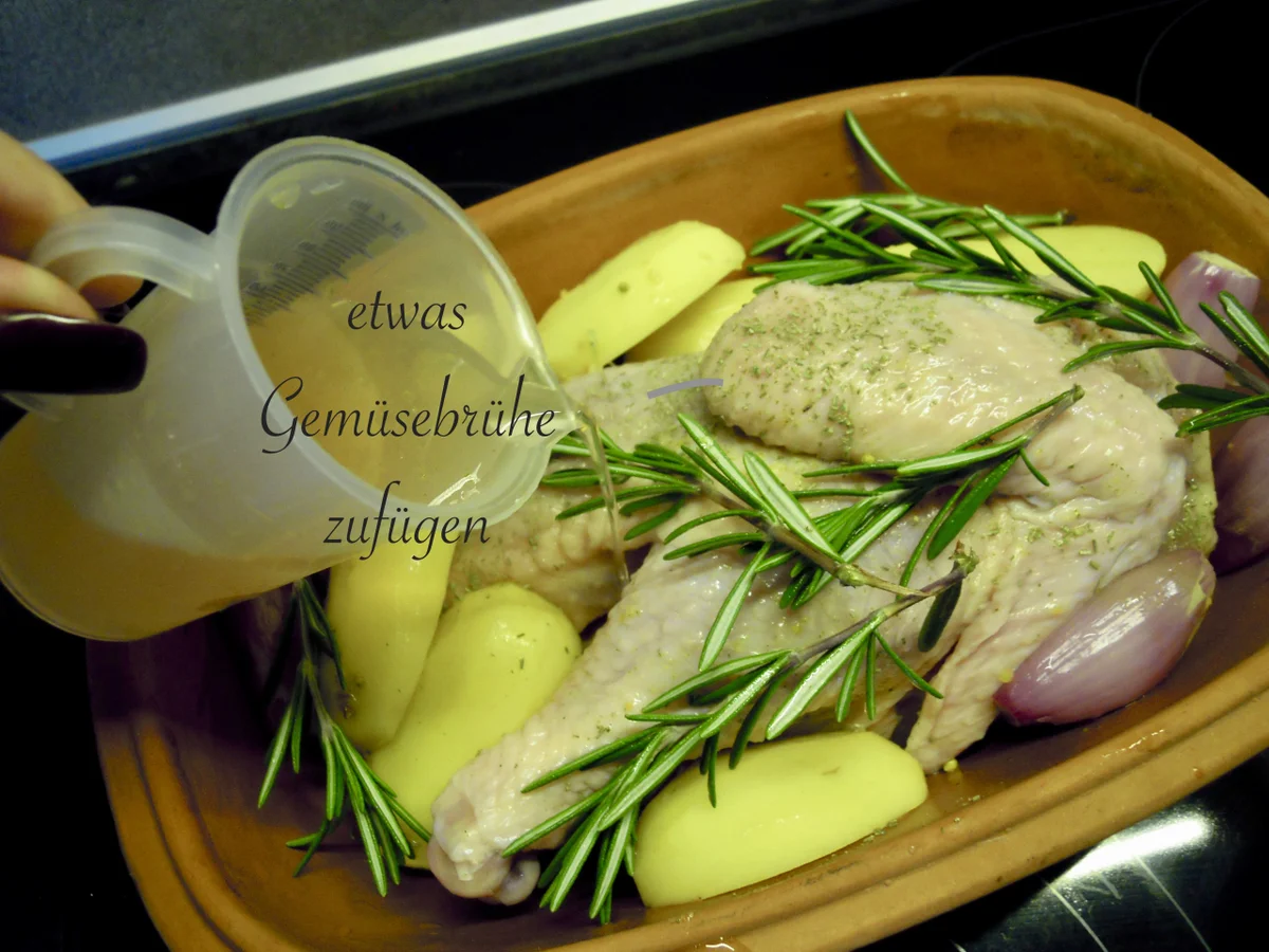 Rosmarin Hühnchen aus dem Römertopf - Rezept - Bild Nr. 1201