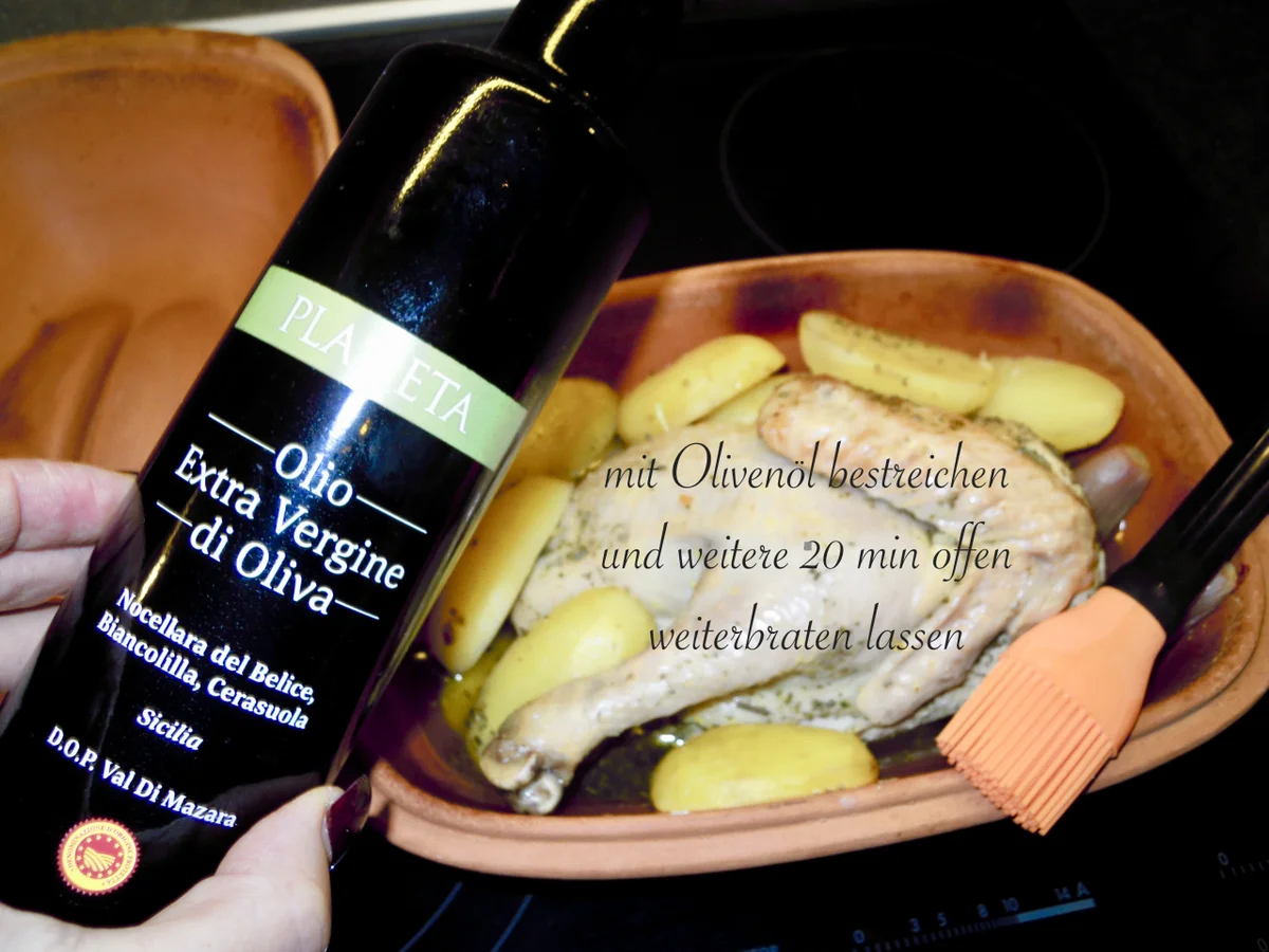 Rosmarin Hühnchen aus dem Römertopf - Rezept - Bild Nr. 1202