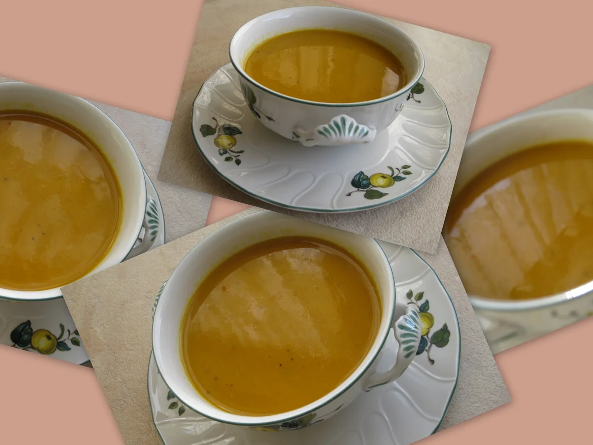 Kürbiscremesuppe mit Maronen - Rezept - Bild Nr. 1195