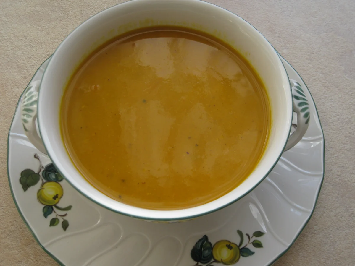 Kürbiscremesuppe mit Maronen - Rezept - Bild Nr. 1197