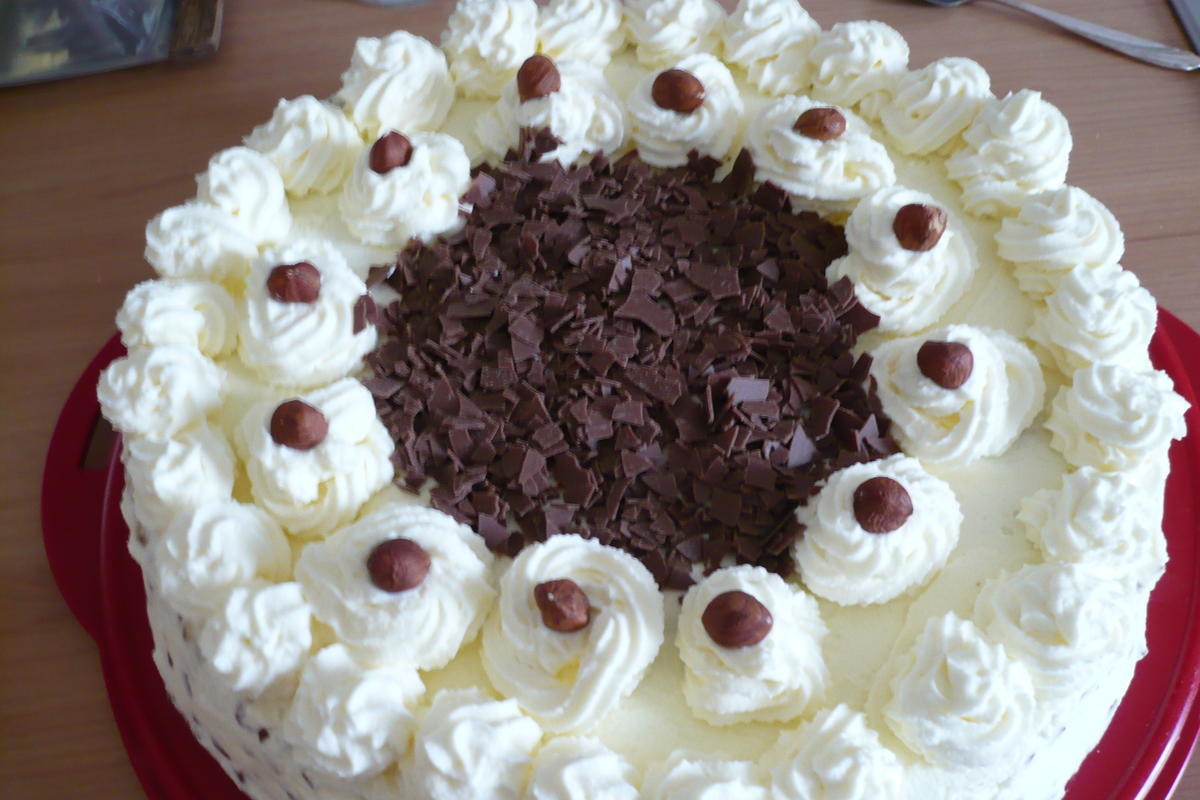 Stracciatella - Nuss - Torte - Rezept - Bild Nr. 1223