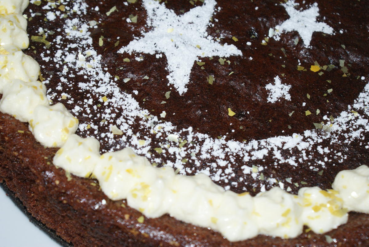 glutenfreier Schokoladenkuchen zu Weihnachten - Rezept - Bild Nr. 1206