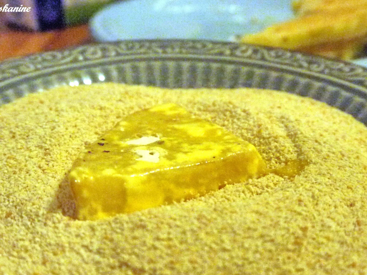 Sellerieschnitzel mit Knobi-Schmand-Dip - Rezept - Bild Nr. 1215