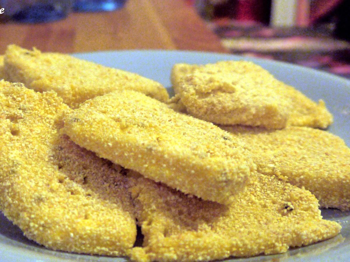Sellerieschnitzel mit Knobi Schmand Dip - einfach - 400 kcal/100g