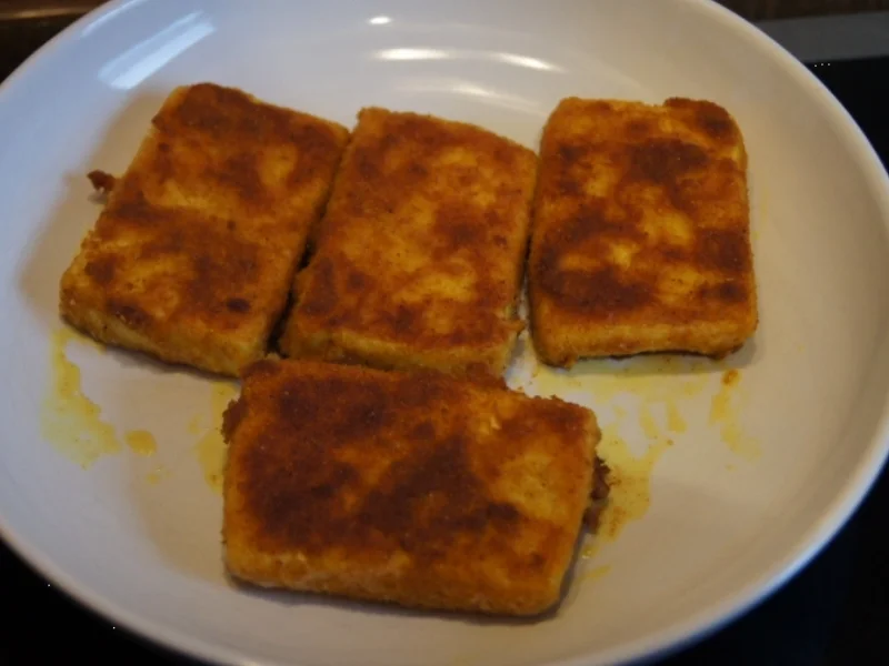 Tofuschnitzel mit Brokkoli und gebratenen Kartoffelspalten - Rezept - Bild Nr. 1213