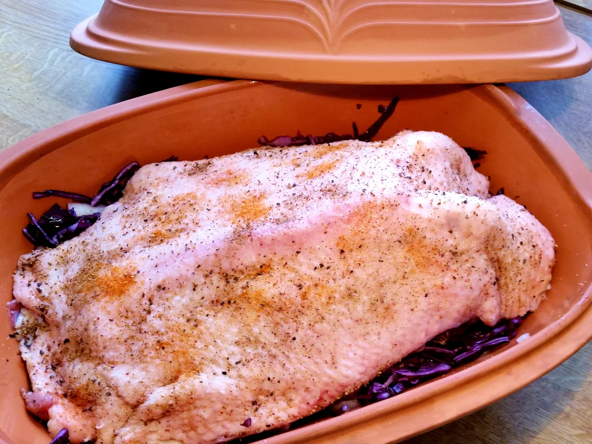 Rezept: Gänsebrust mit Rotkohl ... Bild Nr. 1217 Gänsebrust mit Rotkohl ... - Rezept - Bild Nr. 1217