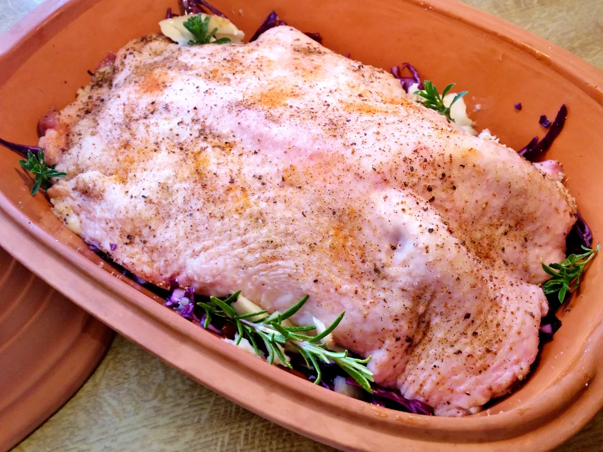 Rezept: Gänsebrust mit Rotkohl ... Bild Nr. 1218 Gänsebrust mit Rotkohl ... - Rezept - Bild Nr. 1218