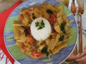 Schweinefilet-Gemüse-Kokos-Curry-Wok mit Basmatireis - Rezept - Bild Nr. 1218