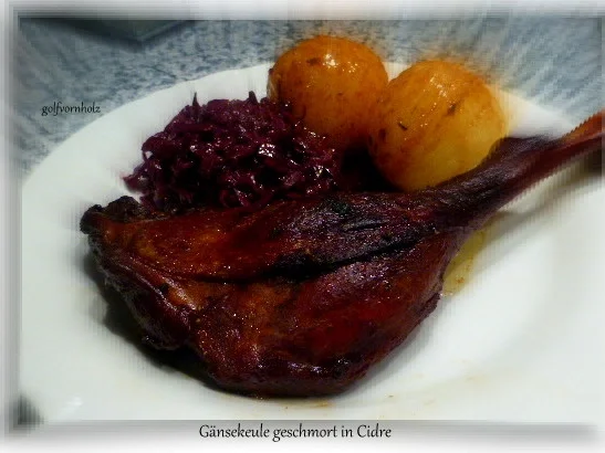 Gänsekeulen,geschmort in Cidre - Rezept - Bild Nr. 1220