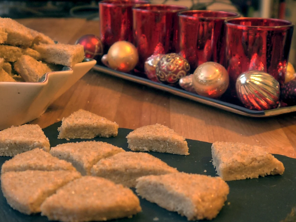 Rezept: Spekulatius-Shortbread Bild Nr. 2 Spekulatius-Shortbread - Rezept - Bild Nr. 2