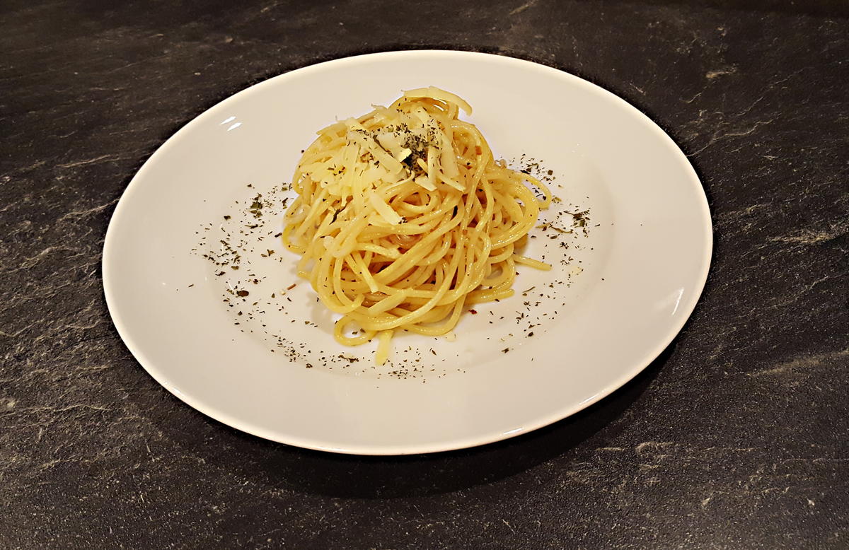 Knoblauchspaghetti Homemade - Rezept - Bild Nr. 1215