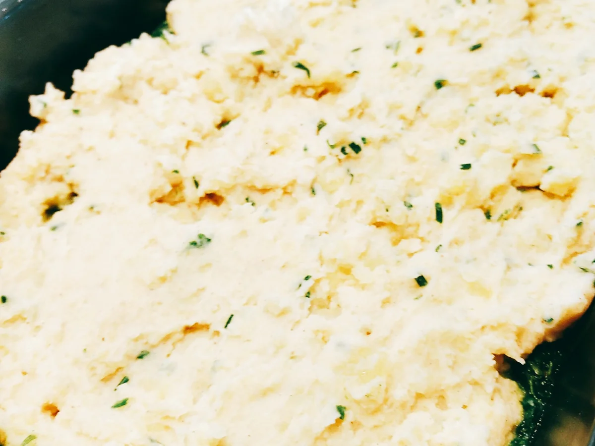 Rezept: BiNe` S SPINATAUFLAUF MIT KARTOFFELBREI & SPIEGELEIER Bild Nr. 1226 BiNe` S SPINATAUFLAUF MIT KARTOFFELBREI & SPIEGELEIER - Rezept - Bild Nr. 1226