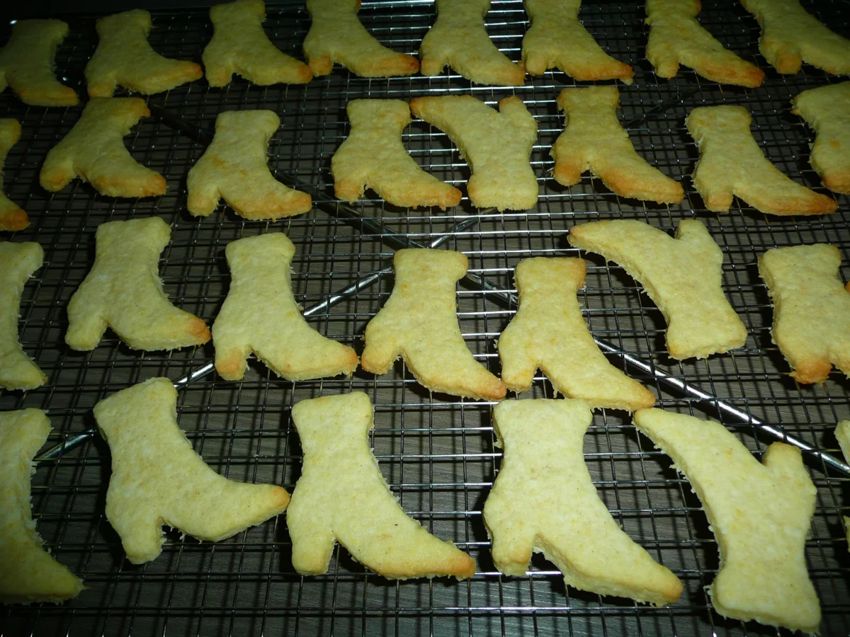 Weihnachtsgebäck : Schneewittchens Winterstiefel ! 44 Stk. - Rezept - Bild Nr. 1242