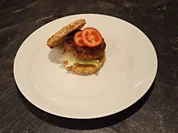 Sandwich Burger Style Homemade - Rezept