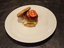 Sandwich Burger Style Homemade - Rezept