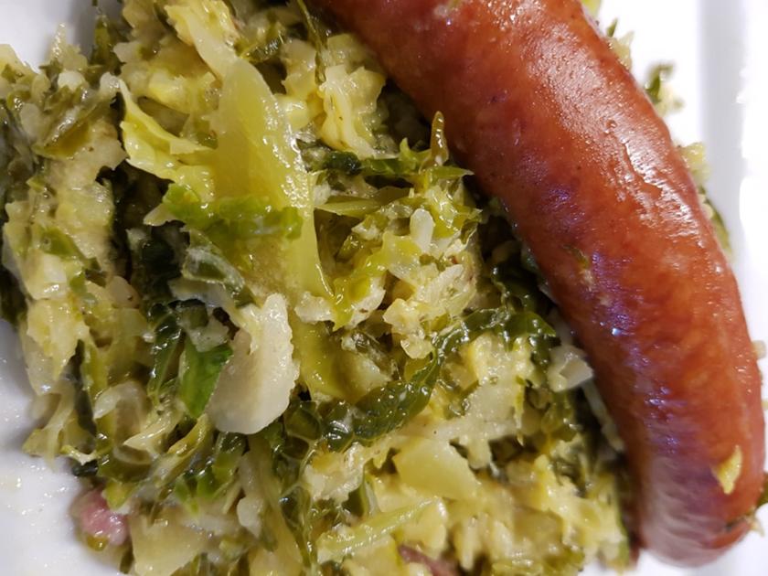 Wirsing mit Bratwurst - Rezept mit Bild - kochbar.de