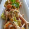 Gemüsiger Fleischsalat u. frisch gebackenem Klumpenbrötchen - Rezept - Bild Nr. 1341