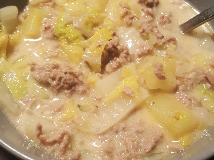 Chinakohl Eintopf mit Hackfleisch - einfach - 238 kcal/100g