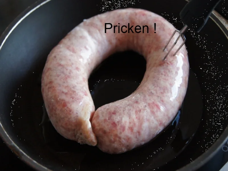 Rezept: Schwartenwurst mit Ananas-Apfel-Rotkohl und kleinen Pellkartoffeln Bild Nr. 1350 Schwartenwurst mit Ananas-Apfel-Rotkohl und kleinen Pellkartoffeln - Rezept - Bild Nr. 1350