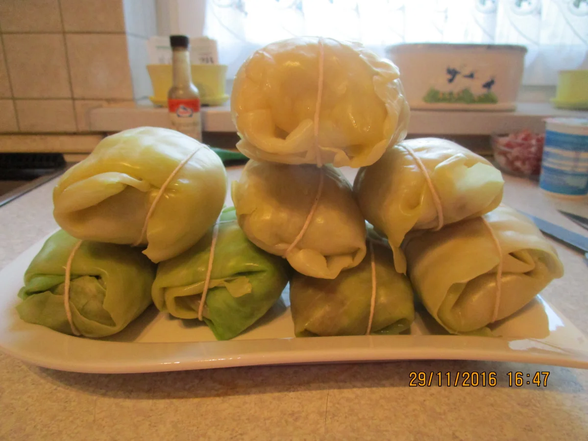 Rezept: Mama's Kohlrouladen Bild Nr. 1342 Mama's Kohlrouladen - Rezept - Bild Nr. 1342