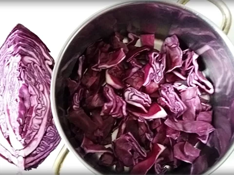 Rezept: Herbstliche Rotkohl Cremesuppe mit Johannisbeeren Bild Nr. 1333 Herbstliche Rotkohl Cremesuppe mit Johannisbeeren - Rezept - Bild Nr. 1333