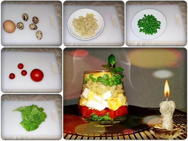 Schichtsalat im Glas zum Frühstück oder für  zwischendurch - Rezept - Bild Nr. 1333