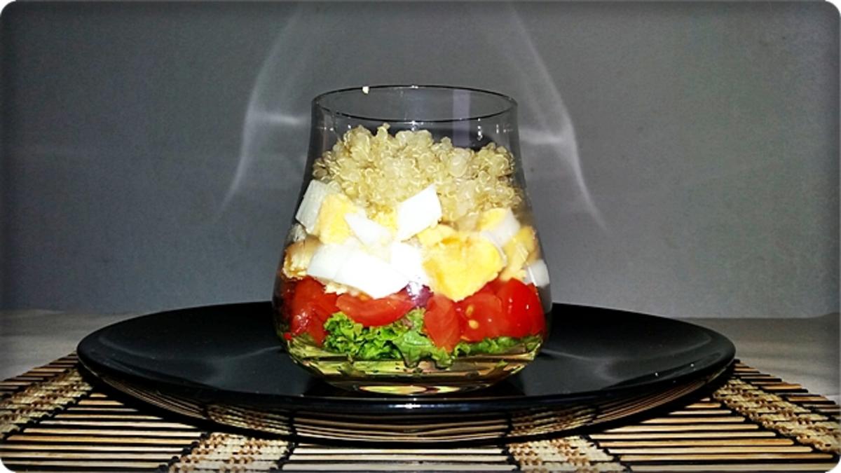 Schichtsalat im Glas zum Frühstück oder für  zwischendurch - Rezept - Bild Nr. 1337
