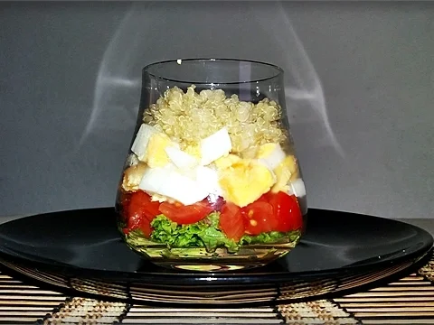 Schichtsalat im Glas zum Frühstück oder für  zwischendurch - Rezept - Bild Nr. 1337