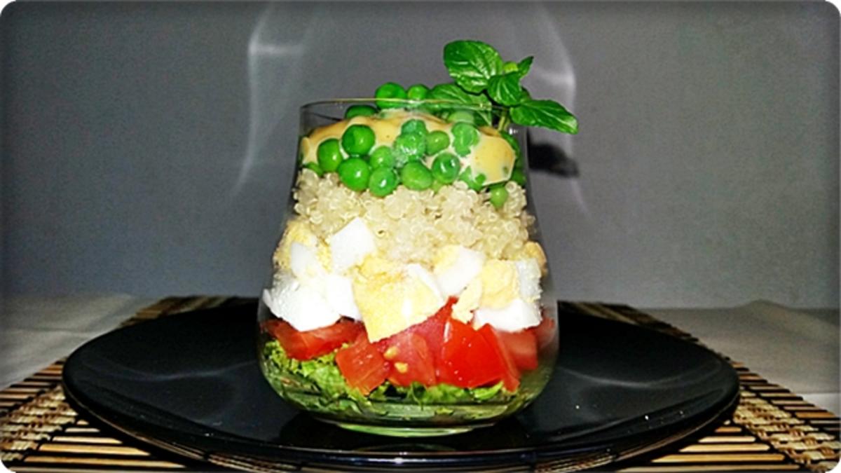 Schichtsalat im Glas zum Frühstück oder für  zwischendurch - Rezept - Bild Nr. 1341