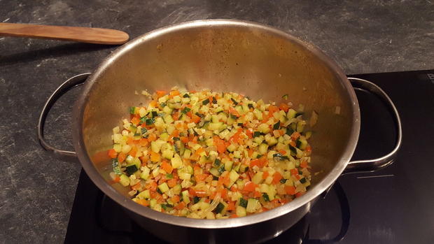 Gemüsebrunoise Gemüsebrunoise