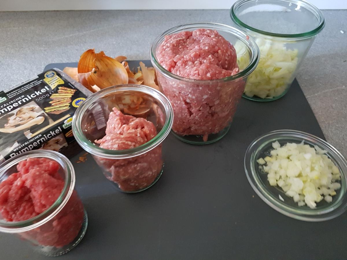 Tatar oder gem. Gehacktes oder Mett ist ein perfektes Abendbrot à la Biggi - Rezept - Bild Nr. 1337