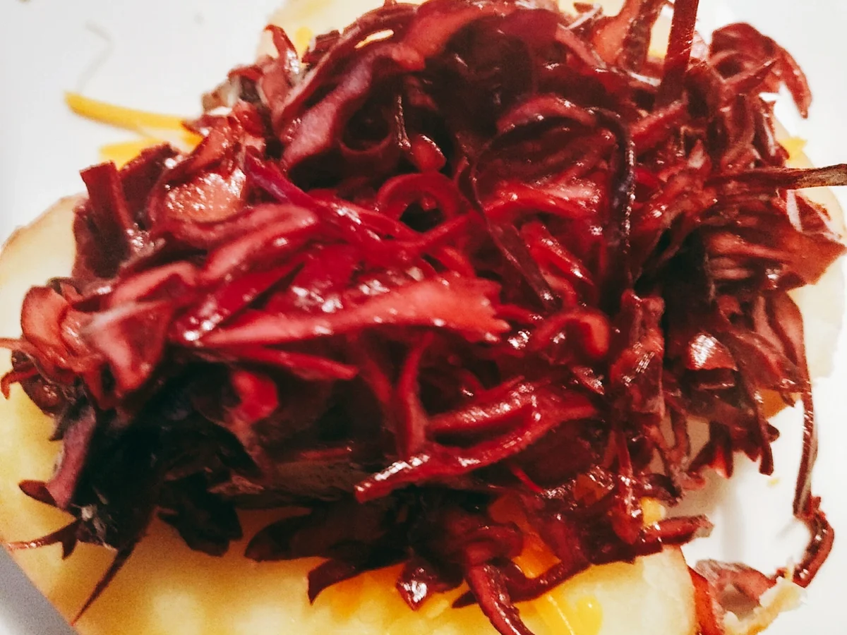 BiNe` S OFENKARTOFFEL MIT ROTKRAUT & QUINOA - Rezept - Bild Nr. 1344