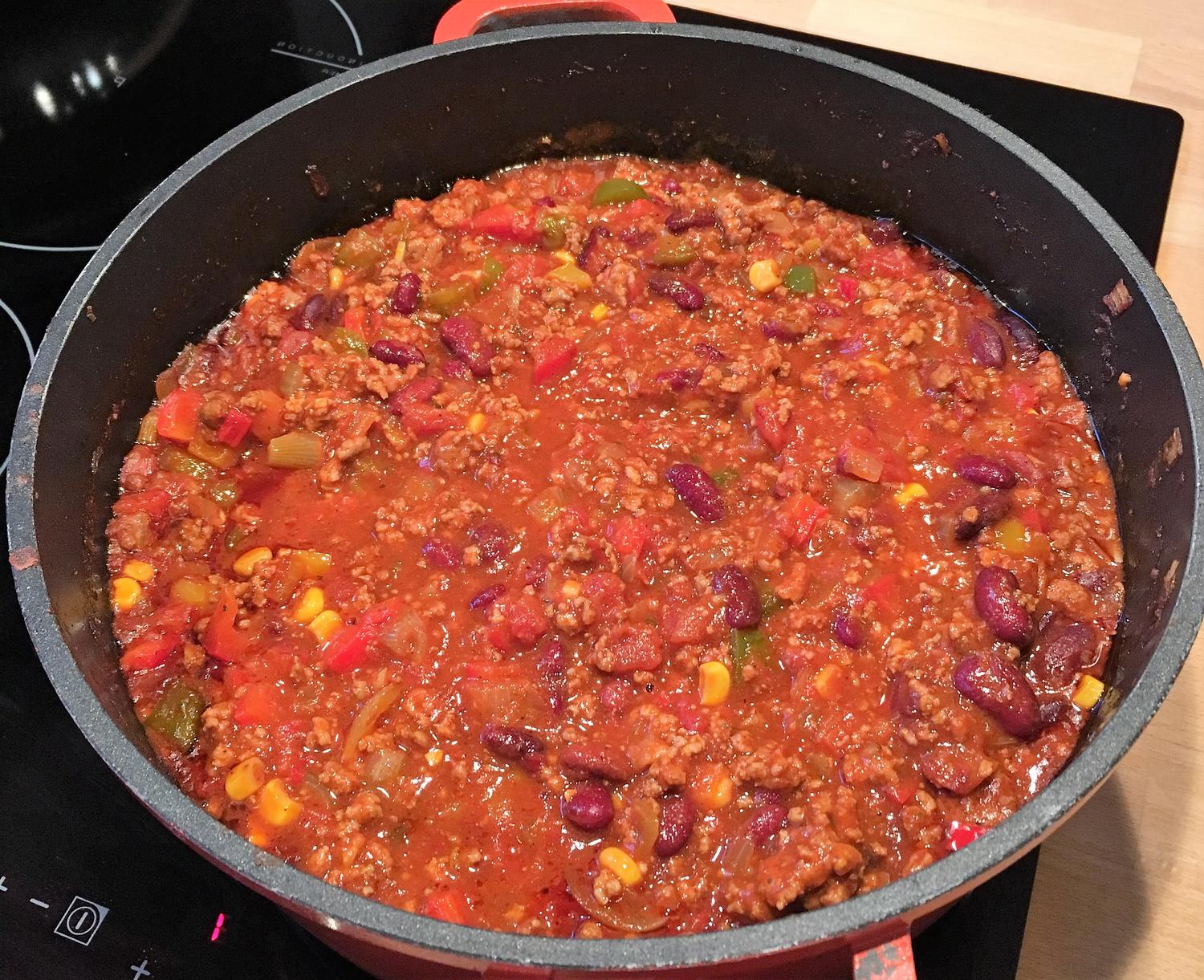 Chili Con Carne Für 12 Personen Wieviel Hackfleisch Chili con Carne "Deluxe" - Rezept mit Bild - kochbar.de