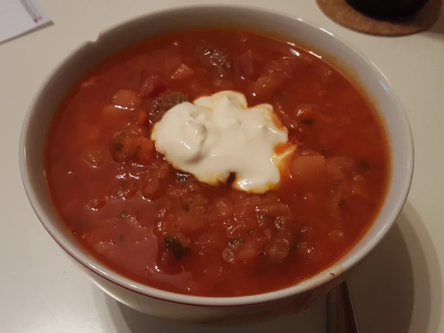 Rezept: Roter Borschtsch Bild Nr. 1358 Roter Borschtsch - Rezept - Bild Nr. 1358