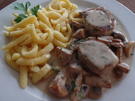 Pilzrahm-Medaillons mit Spätzle - Rezept - Bild Nr. 1370