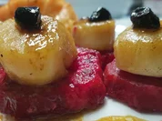 Rezept: Jacobsmuschel Gambas Lachs u. Thuna ร la Biggi Bild Nr. 1365 Jacobsmuschel Gambas Lachs u. Thuna ร la Biggi - Rezept - Bild Nr. 1365