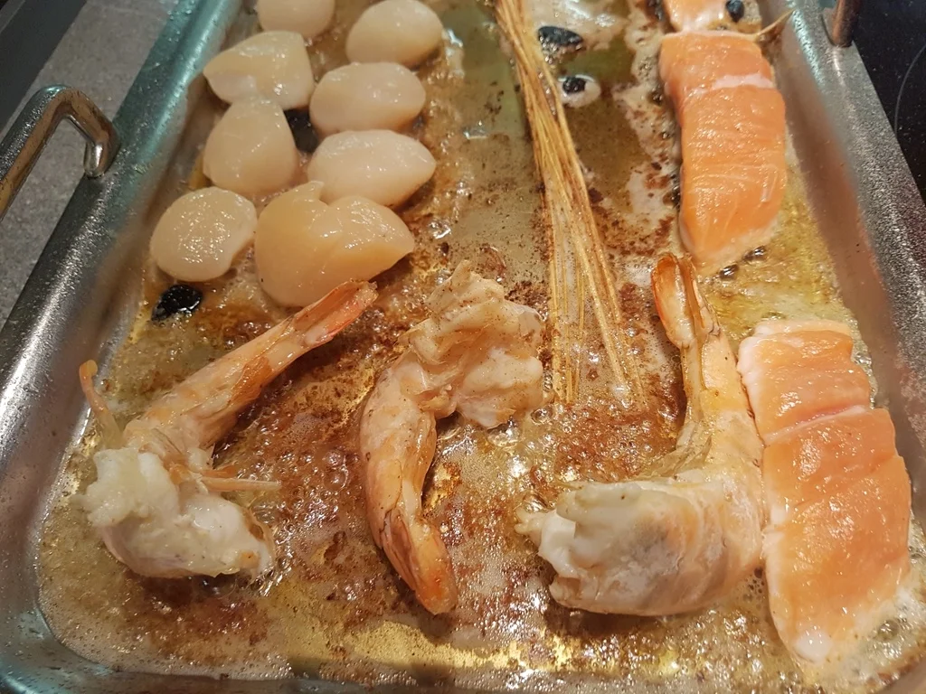 Jacobsmuschel Gambas Lachs u. Thuna à la Biggi - Rezept - Bild Nr. 1374