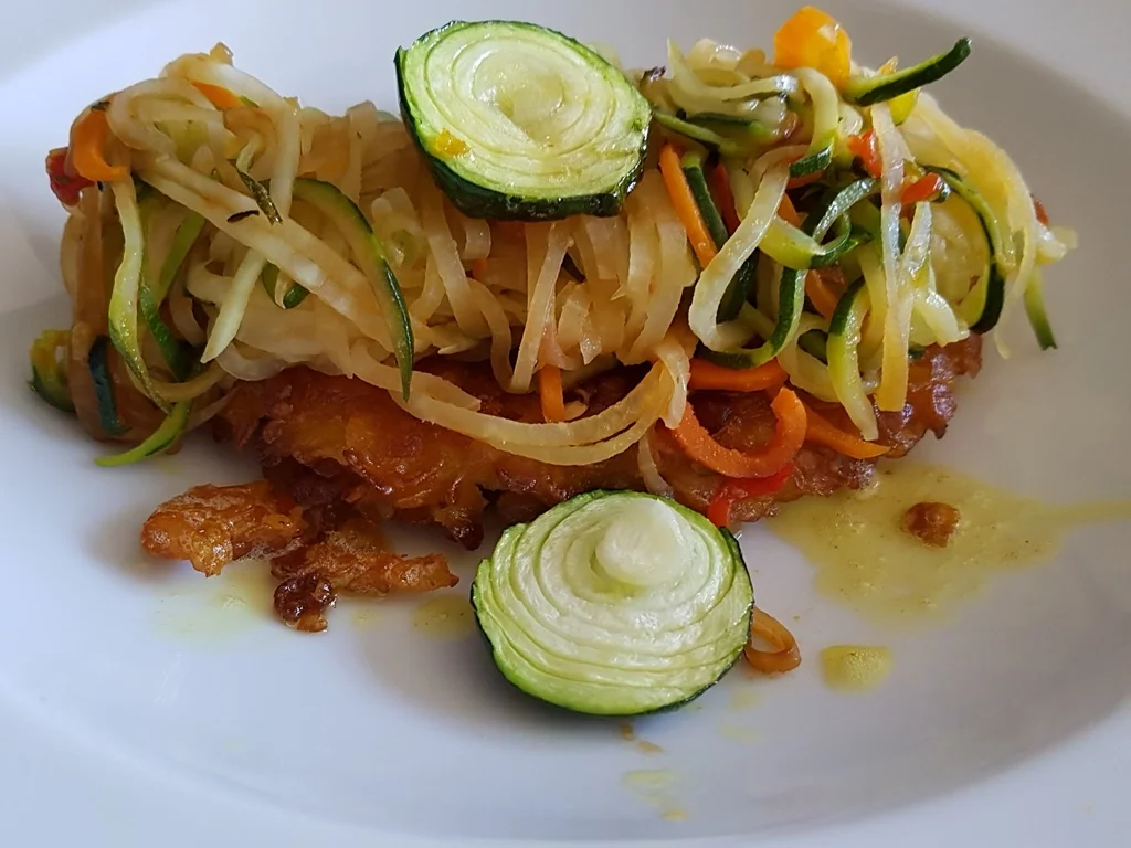 Gemüsespaghetti "Zoodles" (z.b. mit Geflügel-Schnitzel) - Rezept - Bild Nr. 1378