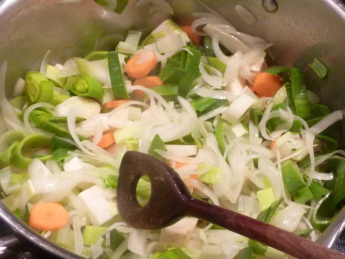 Kürbis Suppe mit Meeresfrüchte - Rezept - Bild Nr. 1375