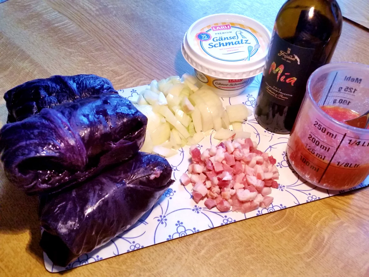 Rezept: Rotkohl-Rouladen Bild Nr. 1371 Rotkohl-Rouladen - Rezept - Bild Nr. 1371