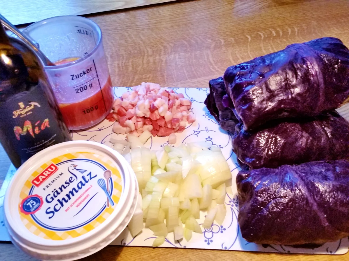 Rezept: Rotkohl-Rouladen Bild Nr. 1372 Rotkohl-Rouladen - Rezept - Bild Nr. 1372