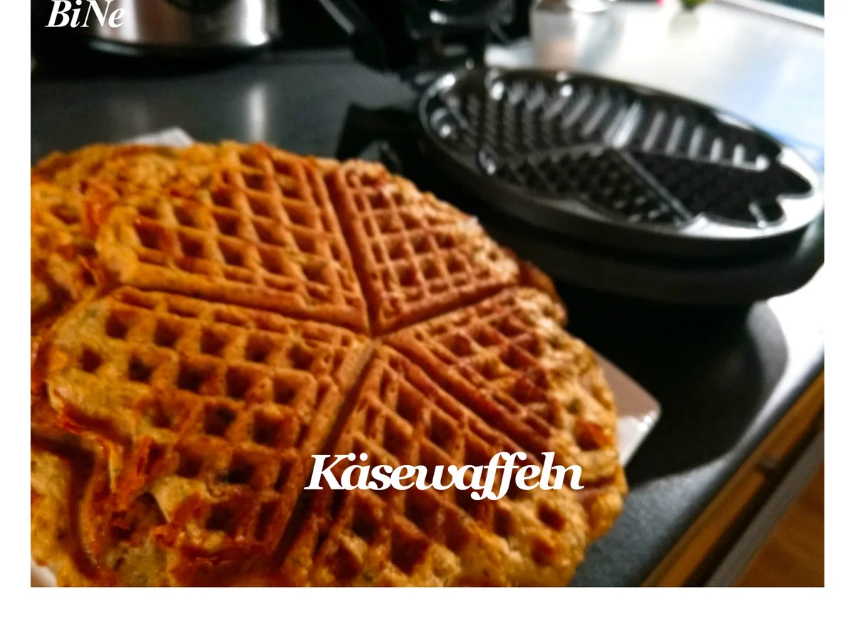 BiNe` S KÄSEWAFFELN - Rezept
