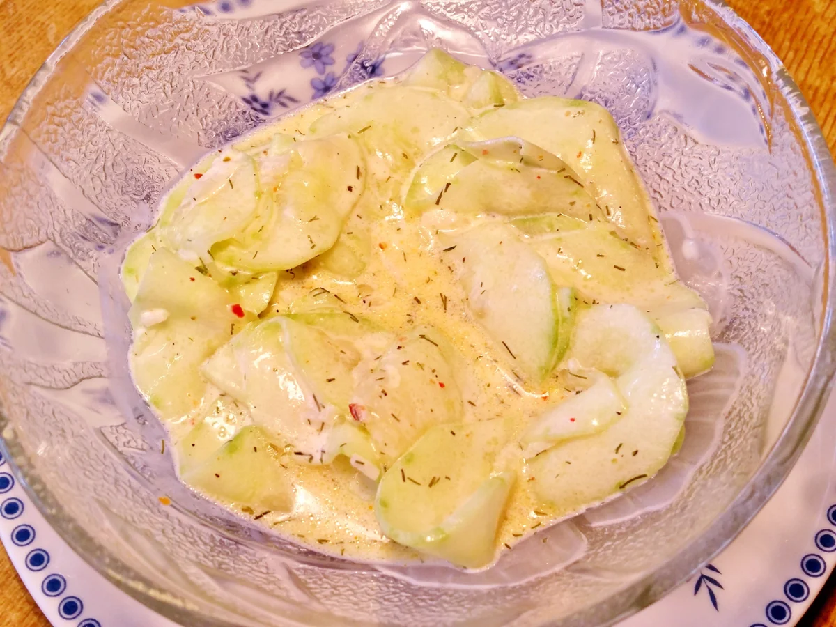 Rezept: Winterliche Salatgurke Bild Nr. 1420 Winterliche Salatgurke - Rezept - Bild Nr. 1420