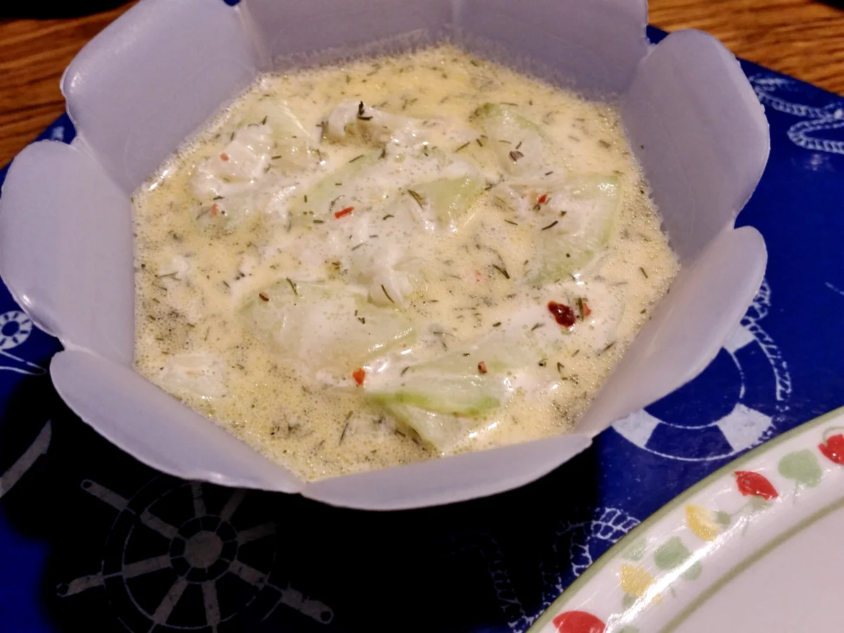 Rezept: Winterliche Salatgurke Bild Nr. 1424 Winterliche Salatgurke - Rezept - Bild Nr. 1424