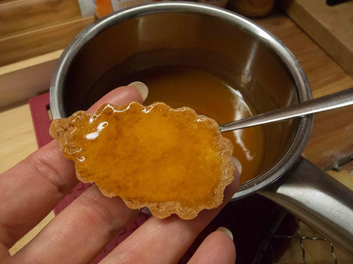 Plätzchen: Aprikosenblätter - Rezept - Bild Nr. 1410