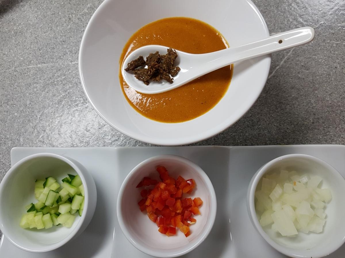 Bilder für Biggi`s Suppen = Gazpacho à la Biggi (Variante Chic) - Rezept