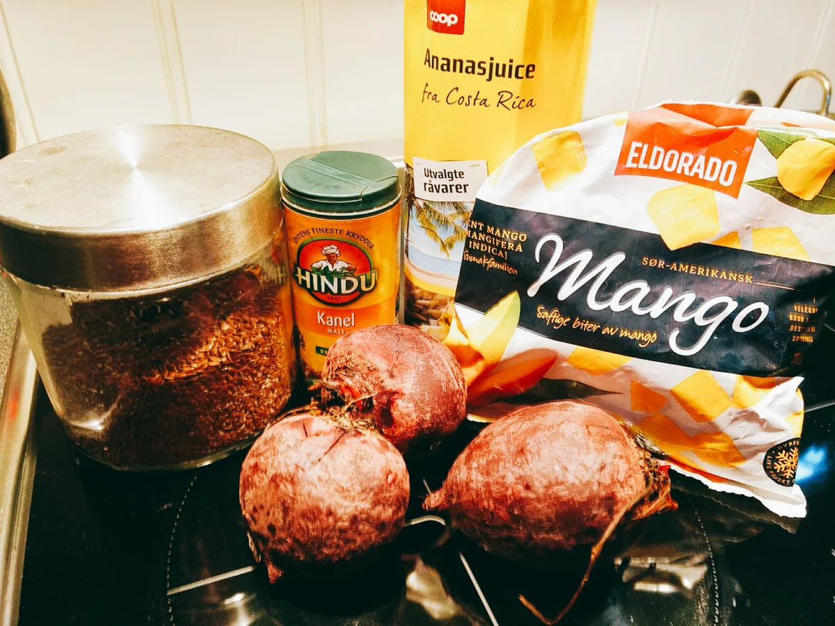 Rezept: BiNe` S ROTE BETE - MANGO - ANANAS - SMOOTHIE Bild Nr. 2 BiNe` S ROTE BETE - MANGO - ANANAS - SMOOTHIE - Rezept - Bild Nr. 2