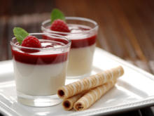 Himbeer-Pannacotta - Rezept