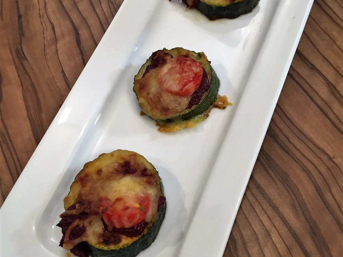 Rezept: Zucchini-Pizza-Happen Zucchini-Pizza-Happen - Rezept