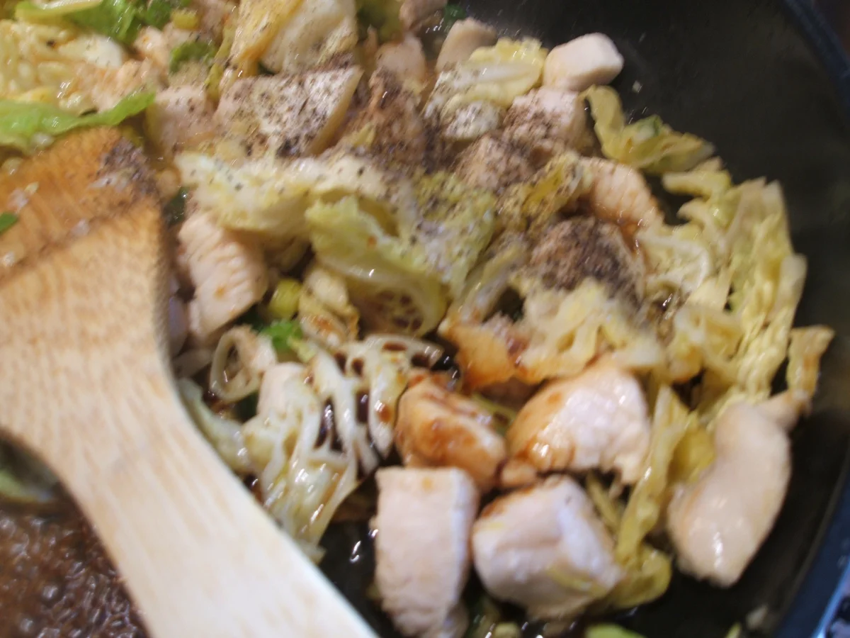 Pasta: Spaghetti mit Wirsing und Hühnerfleisch - Rezept - Bild Nr. 4